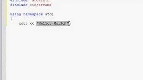 C++ Beginner Tutorial 1 (Hello, World!)