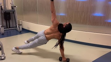 How to: DB Pushup - Renegade Row - Twist to Press