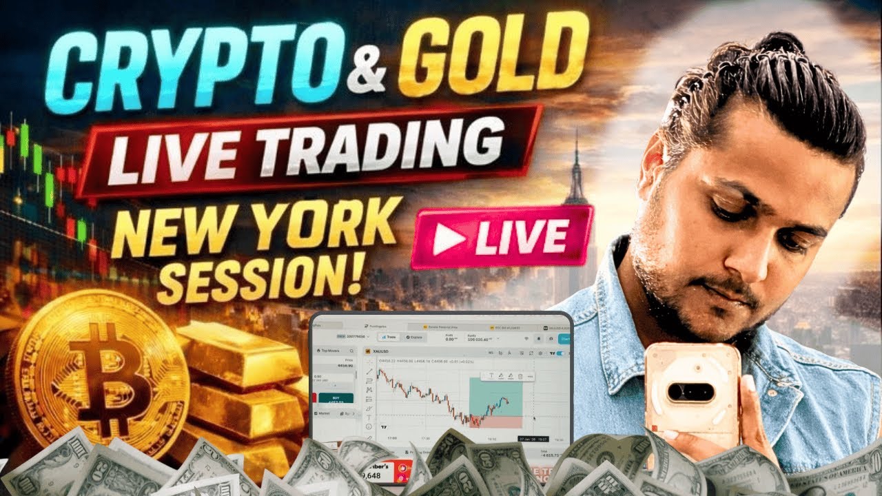 LIVE Gold (XAUUSD) 1-Min Scalping + BTC Trading | NY Session | 31 Jan 2026  @TheAnsumanFx ​