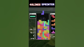 [TETR.IO] SS rank. Just a game of Tetris. 40Lines Sprinter. #221