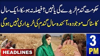 Samaa News Headlines 3PM | Wheat Scandal | Punjab Government will not buy wheat | 11 May 2024