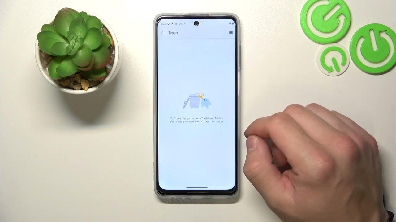 How to Find Recycle Bin on MOTOROLA Moto G62 Find Deleted Files YouTube
