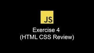 JavaScript Basics Revision: Solving Key Exercises and Challenges | Exercise 4