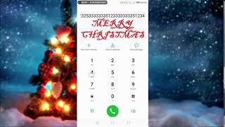 Christmas song - Jingle bells on phone keypad