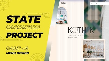 Animated Menu Design | State Level Hackathon Project | PART 4 |  @gravitycoding    HTML, CSS,  GSAP