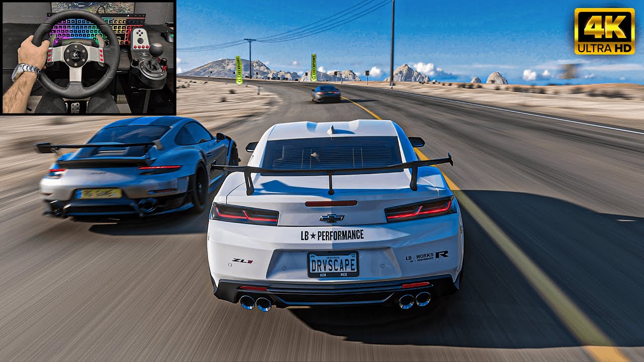 Chevrolet Camaro ZL1 1LE VS Supercars - Forza Horizon 5 l Logitech G27 Steering Wheel