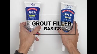 Grout Filler Basic Tips and Tricks - What to do when you receive our Grout Filler - SGFRESHIDEA.com