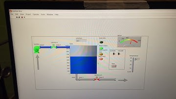 Proyecto en LabVIEW de automatización de un estanque