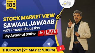#Ep.185| Stock Market View and Sawaal Jawaab with Trades Discussion by Avadhut Sathe screenshot 5