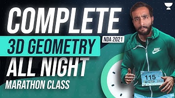ONE SHOT MARATHON ON 3D GEOMETRY FOR NDA 2 2021 ! ( ARPIT CHOUDHARY )