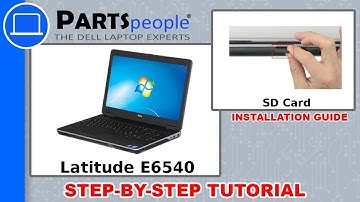 Dell Latitude E6540 (P29F001) SD Card How-To Video Tutorial