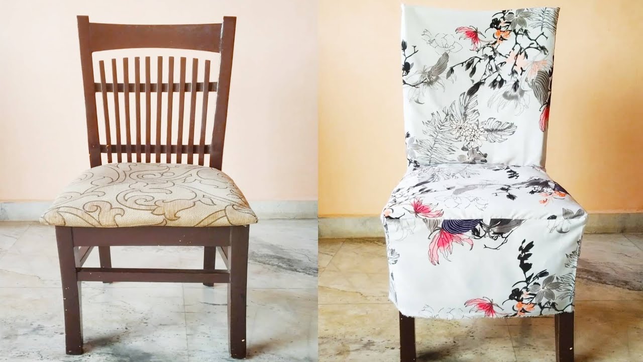 DIY Chair Cover How To Make Chair Cover 