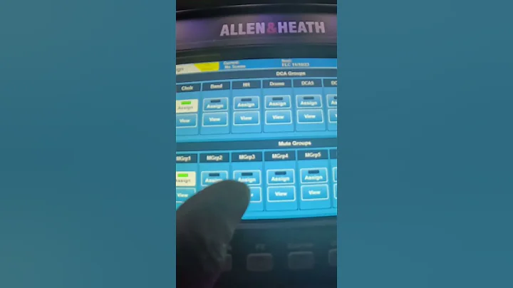 How to Group / Make DCA on sq7 Allen & Heath