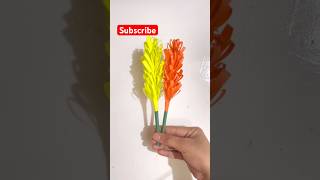 🌼 DIY Paper Flowers ✨ Easy Handmade Craft 💛 #viral #shorts #craft #diy #ytshorts#art#papercraft