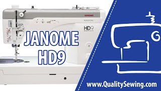 Janome Professional HD9 Features & Demo