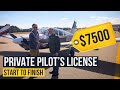 Getting your private pilots license  full process start to finish