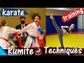 kumite Techniques - karate training  Distance Couter attack