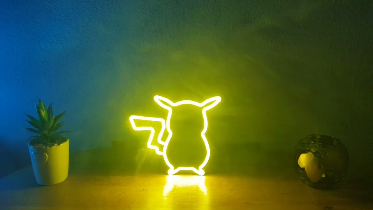 Pikatchu v2 Pokemon LED Neon Sign