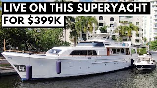 399 000 $ 1983 CHEOY LEE 90 COCKPIT CLASSIC MOTOR YACHT TOUR / Кормовая каюта Liveaboard SuperYacht