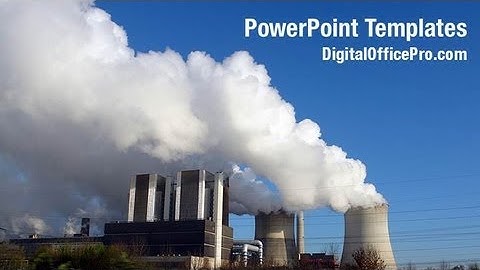 Climate Change PowerPoint Template Backgrounds - DigitalOfficePro #00262W