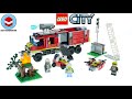 LEGO City 60374 Fire Command Truck - LEGO Speed Build Review