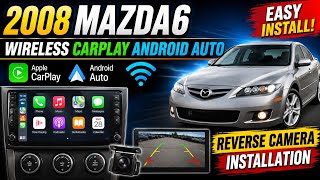 Mazda 6 Radio 2004-2014 Carplay Wireless Android Auto reverse camera