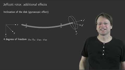 MD I - 08: Jeffcott rotor - Additional effects: Gyroscopic effect
