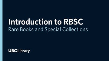 Introduction to UBC Library