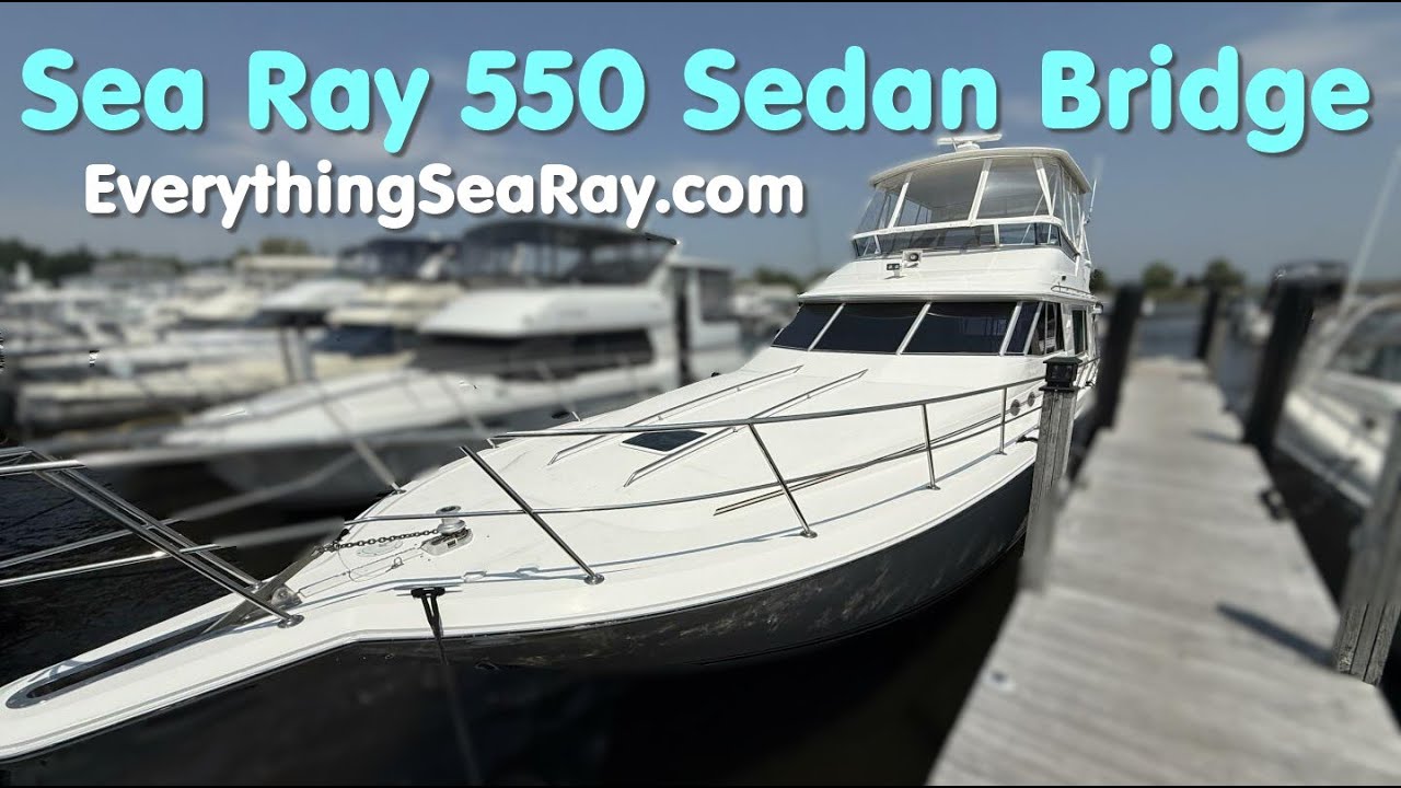 1995 Sea Ray 550 Sedan Bridge - EverythingSeaRay.com