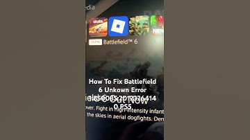 How To Fix Battlefield 6 Unkown Error 1:85008S:20123264140 PS5