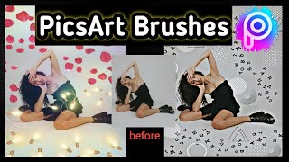 How to use PicsArt Brushes for photo background