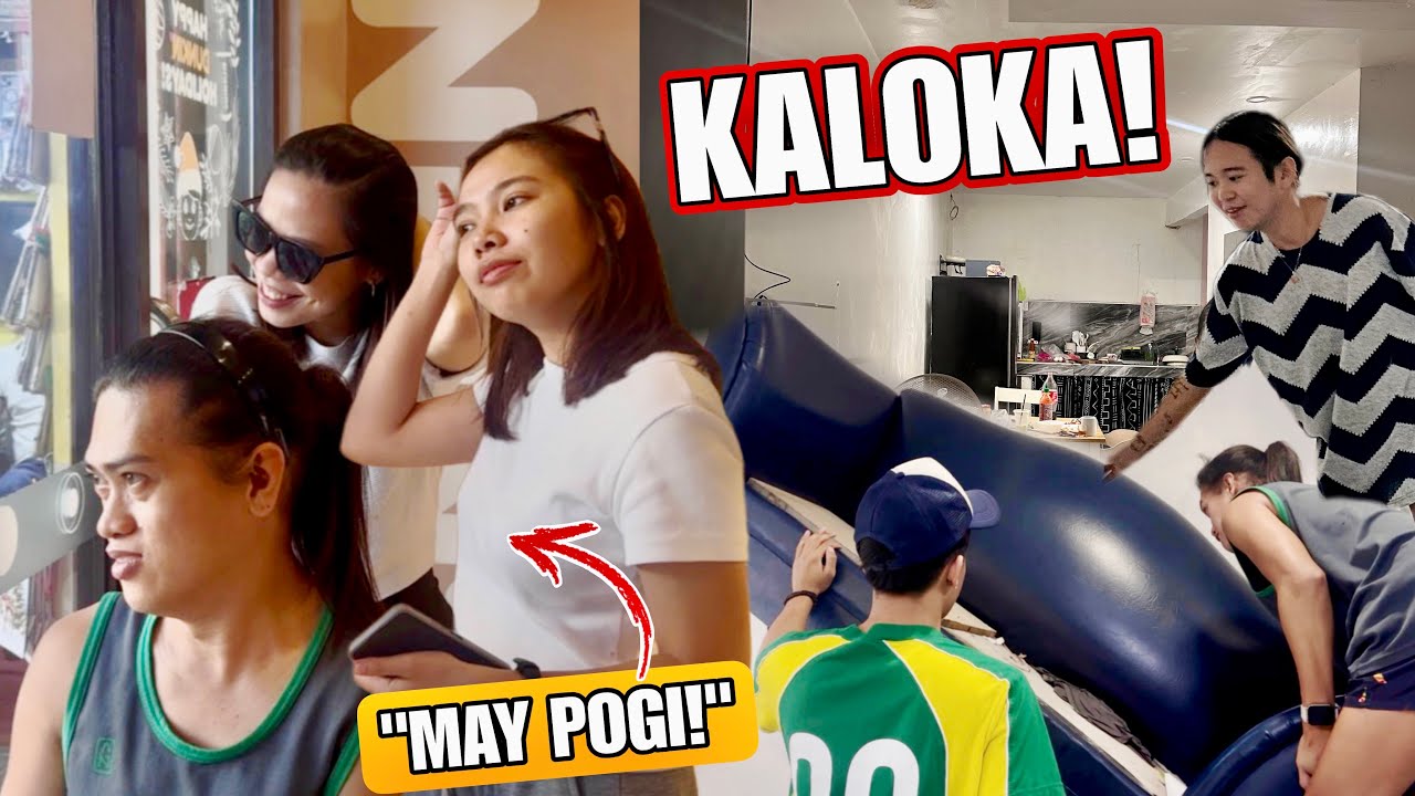 RUMAMPA NANG MGA WALANG LIGO! 😂 (Iaakyat na “sana” ang sofa sa kwarto ni Aye!)