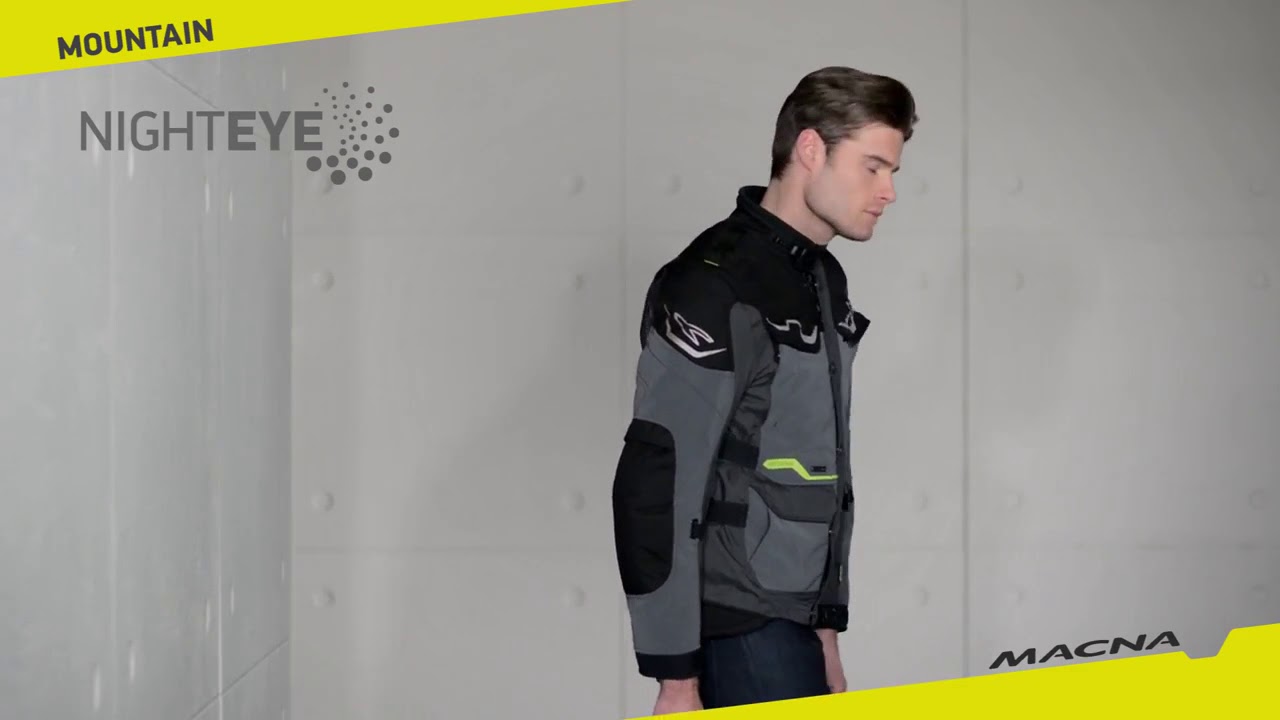 Macna Mountain Night Eye Motorcycle Textile Jacket