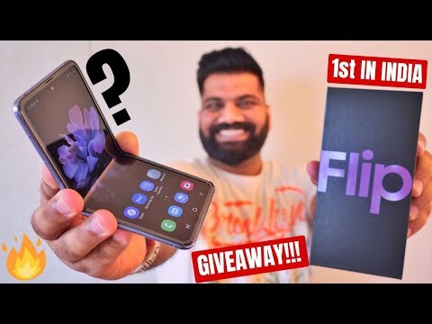 Samsung Galaxy Z Flip Unboxing & First Look - The Folding Phone From Future - GIVEAWAY🔥🔥🔥