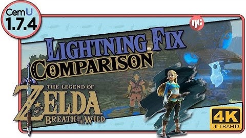 Zelda BOTW Lighting Fix [Cemu 1.7.4c] Comparison