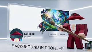 Roblox finally released profile backgrounds!