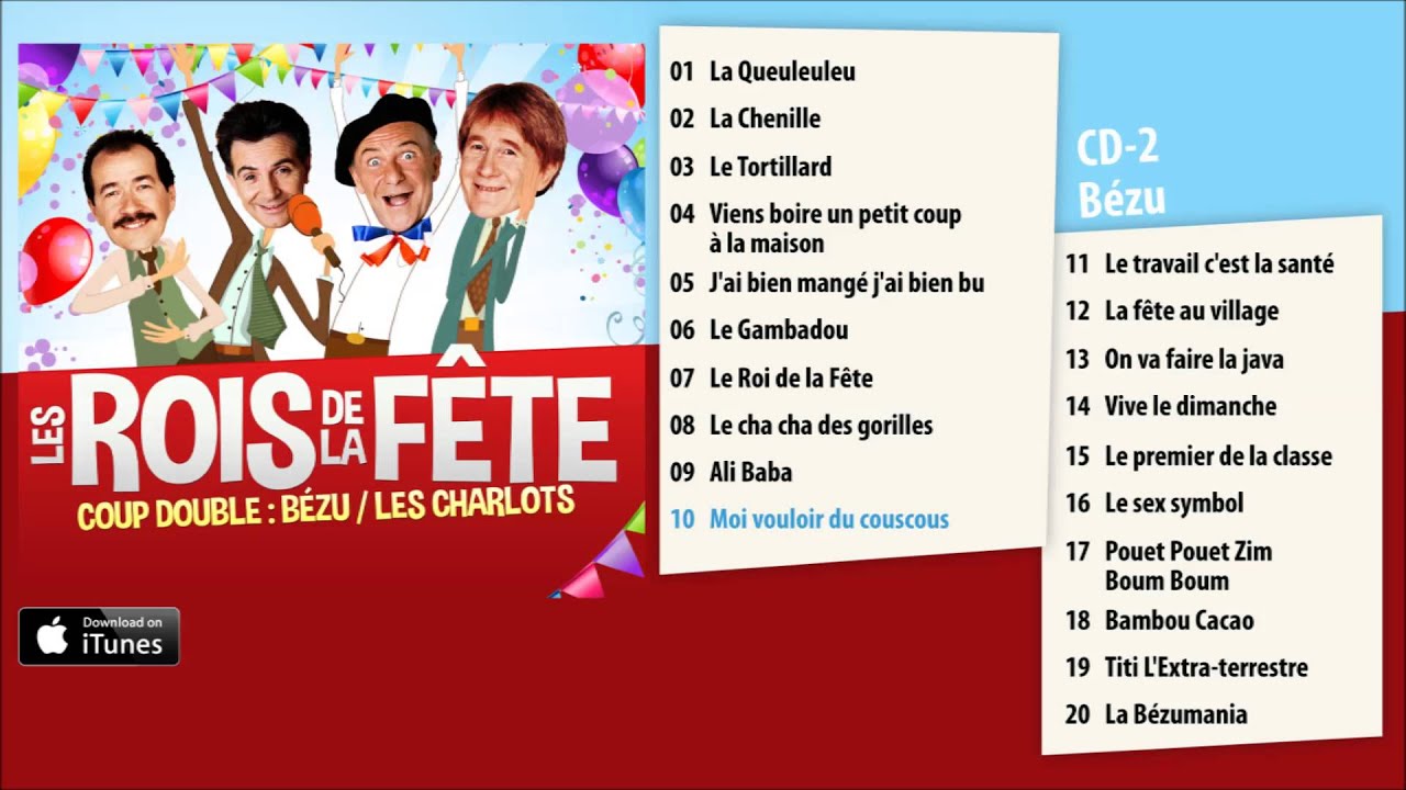 Bézu & Les Charlots - Les Rois de la Fête - CD2 Album Pre-listen [Official] dance music nyc