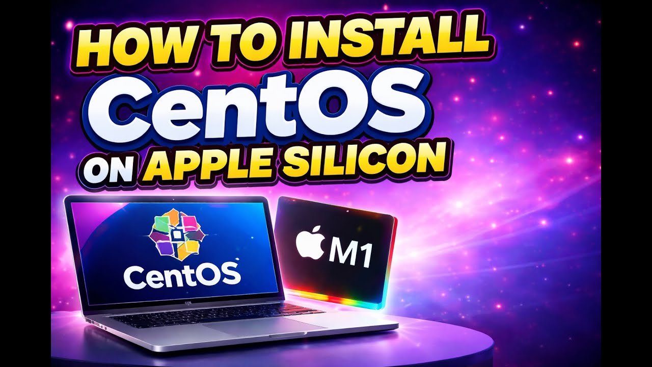 How to install CentOS on Mac Apple silicon (M1, M2, M3, M4) - YouTube