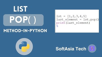 MM Python List pop() Method Explained | Remove and Retrieve Items from Lists