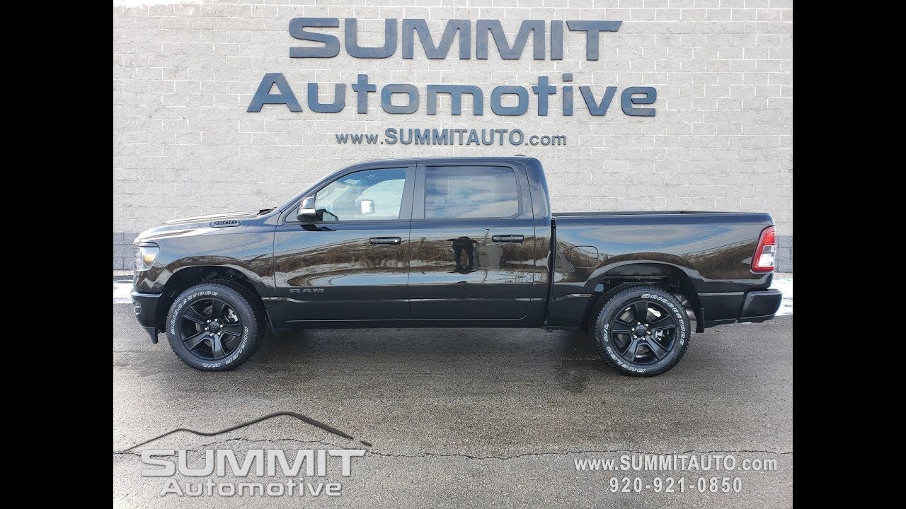 All New Ram 1500 Night Edition Big Horn Black Out Walk Around Review t37 Sold Summitauto Com Youtube