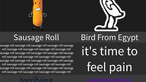 How to get Sausage Roll and Bird From Egypt in Find the bfb Characters (948)