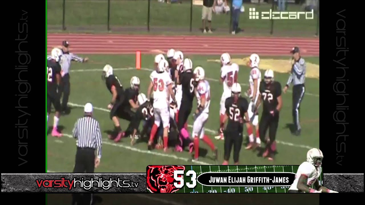 football score Juwan Elijah Griffith-James 2012 Highlights (Bergenfield Bears)