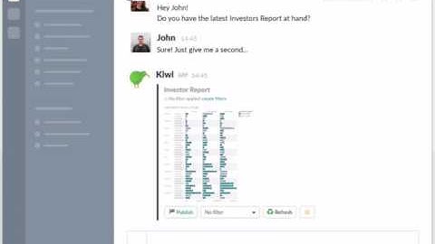 Kiwi - Connecting Slack and Tableau
