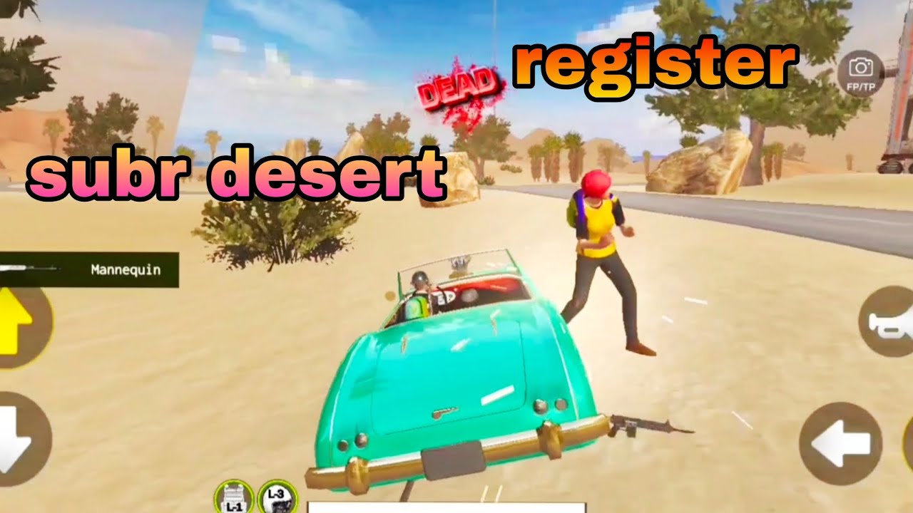 Subr desert registan game play video 