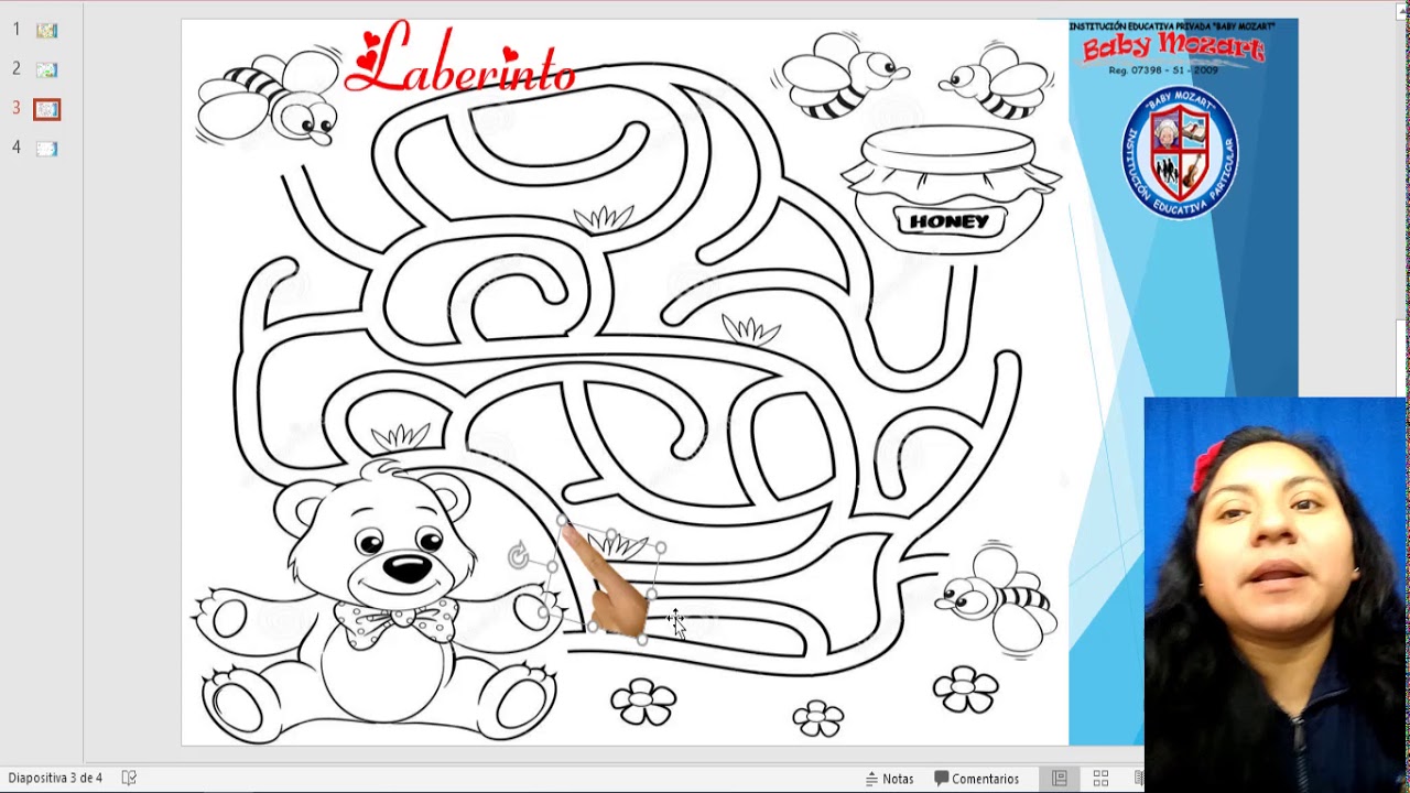 Laberinto "Grafo Motricidad" - para niños de 4 y años - IEP BABY MOZART - YouTube