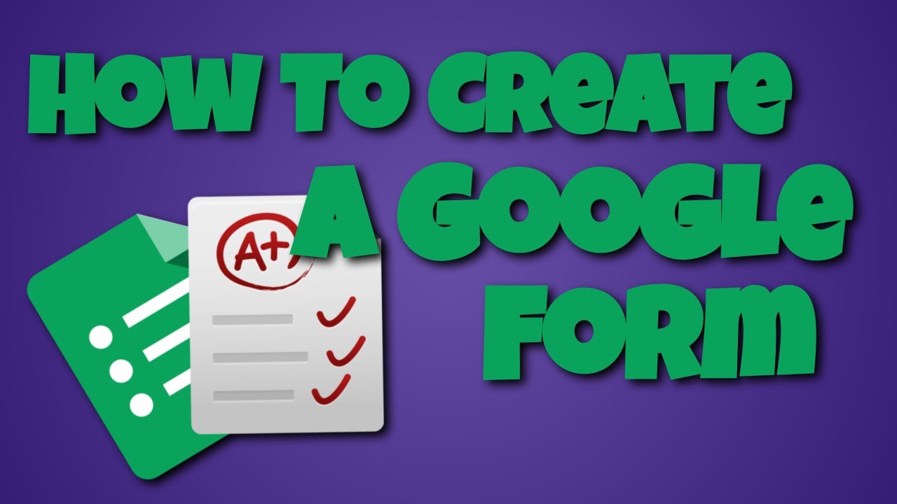 Create a Quiz Using Google Forms 