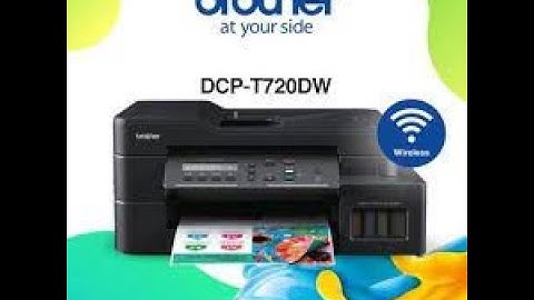 How to replace Printer Head and Maintenance Unit for Brother DCP T720W