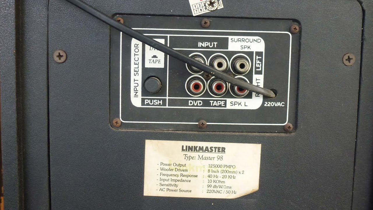 Memperbaiki Speaker Aktif Linkmaster Mati 