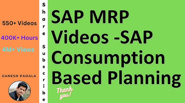 SAP MRP-video