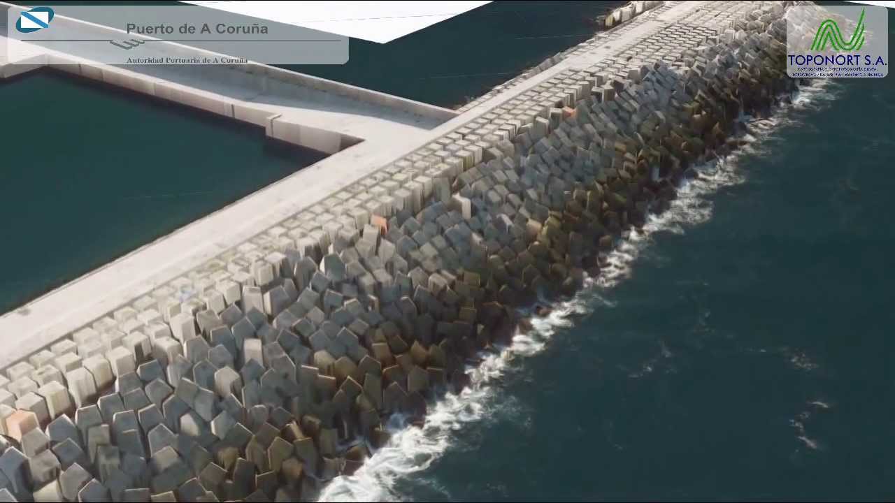 MDT Escollera Dique Langosteira 2012 - YouTube